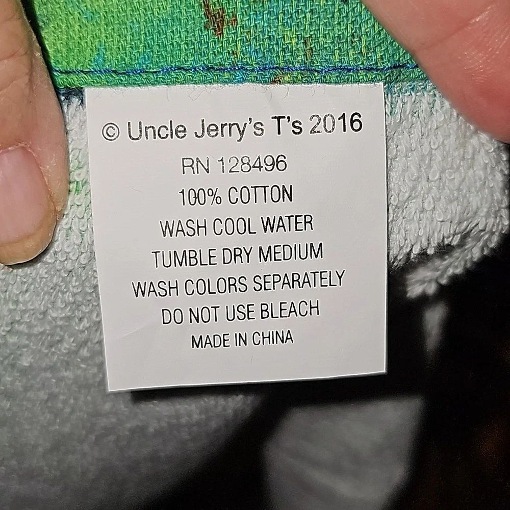 Uncle Jerry's T's 2016 set of 4 Tiki Towels